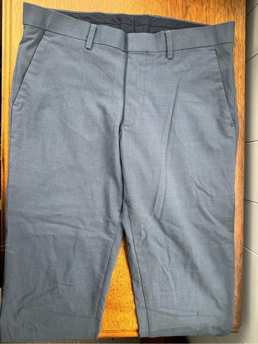 Express Men's Slate Blue/Gray Dress Pant